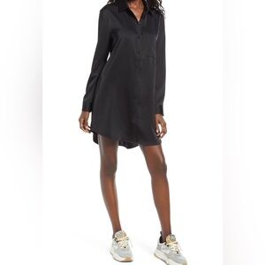 WAYF Heidi Long Sleeve Shirt Dress